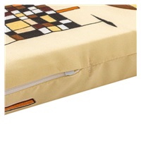 Gyerek habszivacs matrac New Baby 120x60 sárga - különféle minta