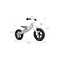 Gyermek lábbal hajtós bicikli Toyz Velo black