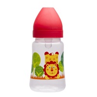 Cumisüveg széles nyakú Akuku 250 ml piros