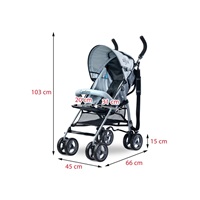 Golf babakocsi CARETERO  Alfa black