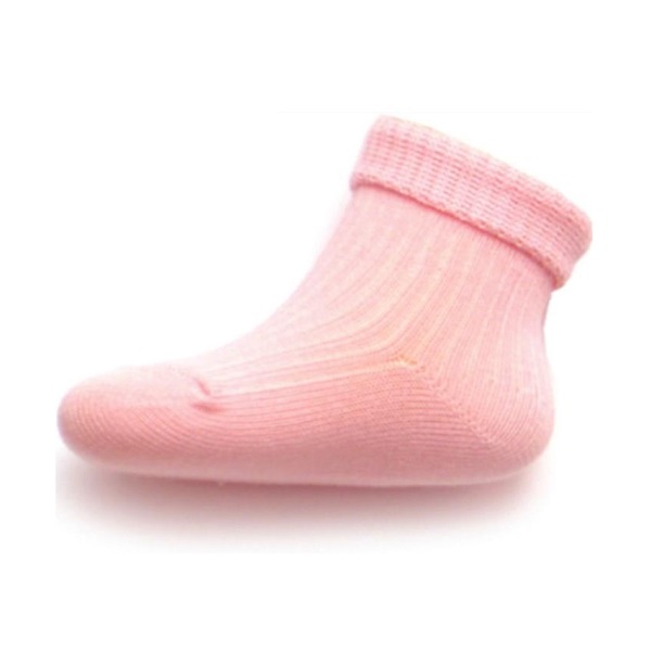 Baba csíkos zokni New Baby világos rózsaszín