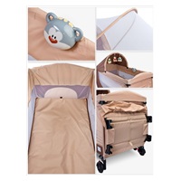 Utazóágy CARETERO Grande brown 2020