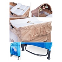 Utazóágy CARETERO Grande brown 2020