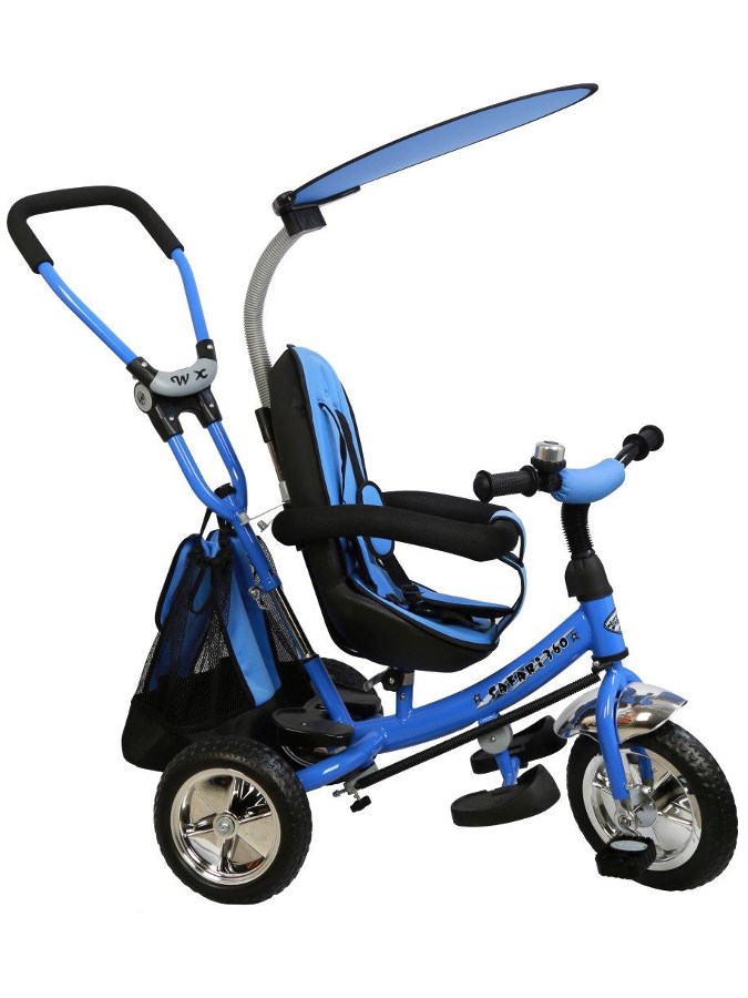 Gyerek háromkerekű bicikli Baby Mix Szafari blue