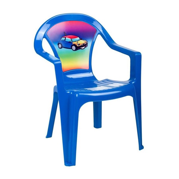 Gyerek kerti bútor- műanyag szék kék