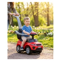 Gyerek zenélő bébitaxi Baby Mix 3 az 1-ben piros