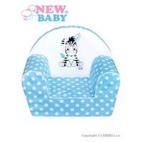 Gyermek fotel New Baby Zebra kék
