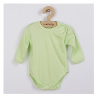 Csecsemő teljes hosszba patentos body New Baby Classic zöld