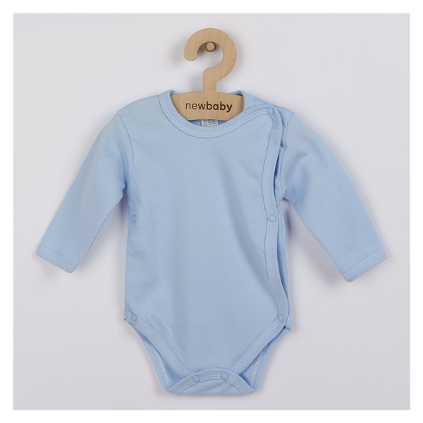 Csecsemő teljes hosszba patentos body New Baby Classic kék