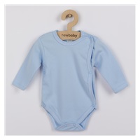 Csecsemő teljes hosszba patentos body New Baby Classic kék
