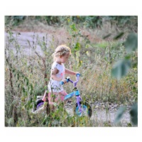Gyerek futóbicikli Milly Mally Dragon fékkel lila