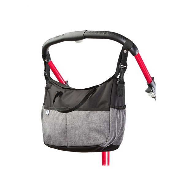 Pelenkázó táska CARETERO Deluxe black-grey