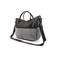 Pelenkázó táska CARETERO Deluxe black-grey