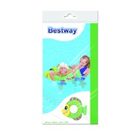 Gyermek felfújható úszógumi Bestway halalakú zöld