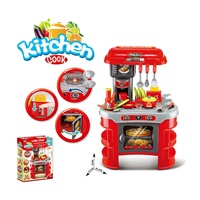 Gyermek konyha Little Chef Baby Mix piros 32 db
