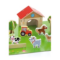 Gyermek fa 3D puzzle Viga Farm