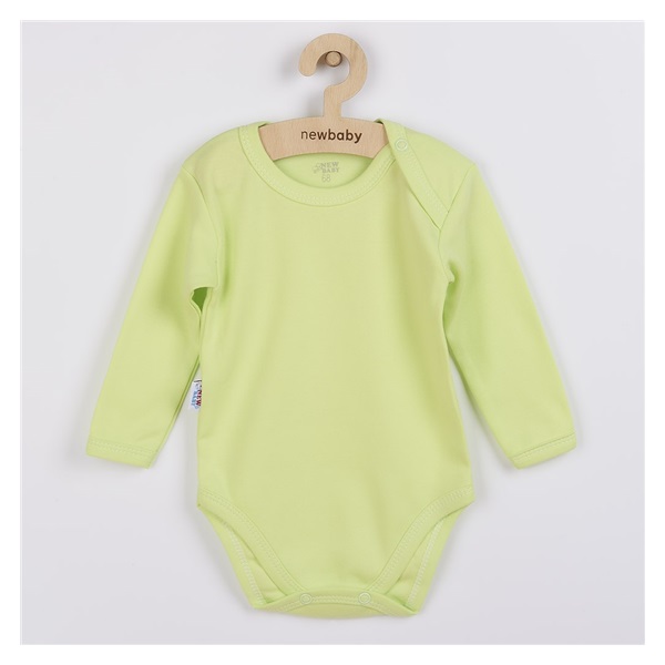 Baba hosszú ujjú body New Baby Pastel zöld