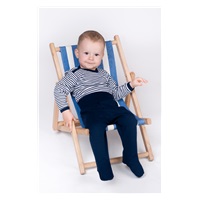 Baba lábfejes nadrág New Baby Classic II sötét kék