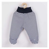Baba lábfejes nadrág New Baby Classic II kék csíkokkal