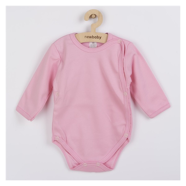 Baba body teljes hosszában patentos New Baby Classic II rózsazsín