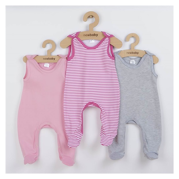 Baba rugdalózó New Baby Classic II Lány 3db