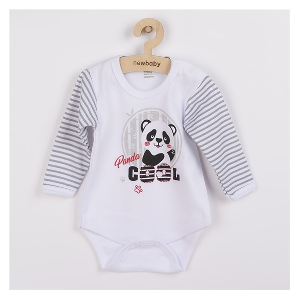 Baba hosszú ujjú body New Baby Panda