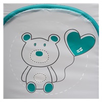 Gyermek utazóágy Baby Mix Maci szürke