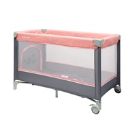 Gyermek utazóágy Baby Mix Maci szürke