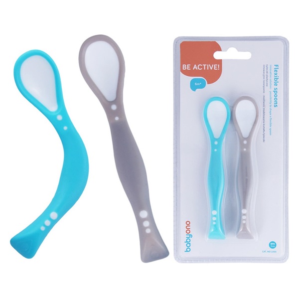 Baba rugalmas kanál Baby Ono 2 db szürke, türkiz