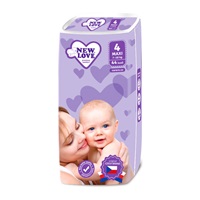 Gyermek eldobható pelenka New Love Premium comfort 4 MAXI 7-18 kg 44 db