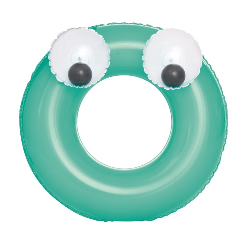 Gyermek felfújható úszógumi Bestway Big Eyes zöld