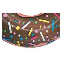 Gyermek nagy felfújható úszógumi Bestway DONUT 107cm barna