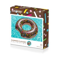 Gyermek nagy felfújható úszógumi Bestway DONUT 107cm barna
