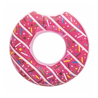 Gyermek nagy felfújható úszógumi Bestway DONUT 107cm rózsaszín