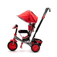 Gyerek háromkerekű bicikli  Baby Mix Lux Trike szürke