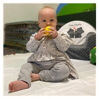 Baba hosszú ujjú ruha New Baby For Girls csillagok
