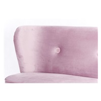 Gyerek Retro kanapé sofa Drewex sötét rózsaszín