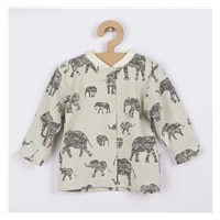 Baba kabátka Baby Service Elefánt szürke