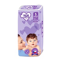 MEGAPACK Gyermek eldobható pelenka New Love Premium comfort 5 JUNIOR 11-25 kg 5x38 db