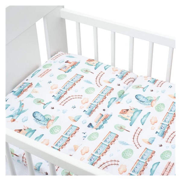 2-részes ágyneműhuzat New Baby 100/135 cm vonat