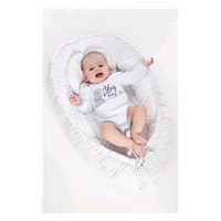 Luxus babafészek párnával és paplannal New Baby Minkyből kék