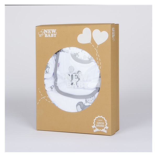 14-részes baba együttes New Baby Little Mouse ECO dobozban