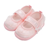 Baba kislányos cipő New Baby szatén rózsaszín 12-18 h