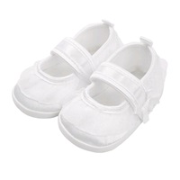Baba kislányos cipő New Baby szatén fehér 12-18 h