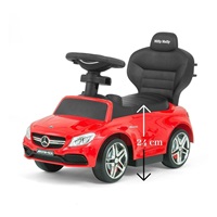 Bébitaxi tolókarral Mercedes Benz AMG C63 Coupe Milly Mally white