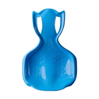 Gyerek műanyag hócsúszka popsi szánkó BAYO COMFORT LINE XL kék