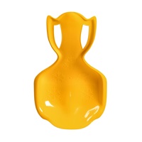 Gyerek műanyag hócsúszka popsi szánkó BAYO COMFORT LINE XL sárga