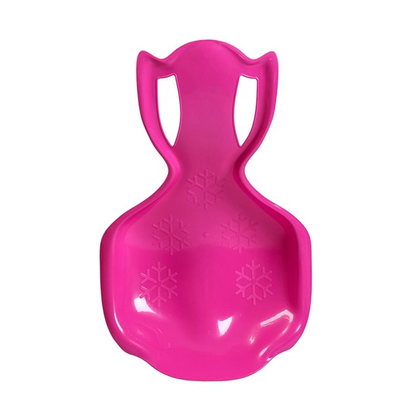 Gyerek műanyag hócsúszka popsi szánkó BAYO COMFORT LINE XL rózsaszín