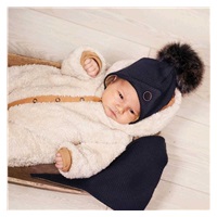 Baba téli sapka New Baby Baby Great fekete