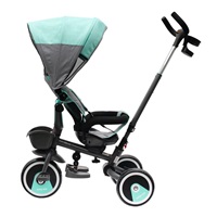 Gyerek tricikli Baby Mix 5az1-ben RELAX 360° menta